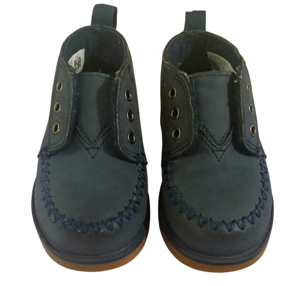 TOMS Toddler Boy's Navy Boots Size 8